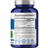 NusaPure Gotu Kola Capsules 20:1 Extract, 200 mg Per Veggie Caps, 200 Count, Non-GMO, Vegan, Bioperine - Traditional Herb Extract