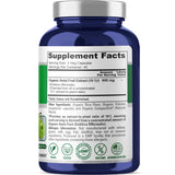 NusaPure Organic Amla Capsules 10:1 Extract, 600 mg | 120 Count | Amalaki Fruit | USDA, Vegan, Non-GMO Supplement