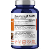 NusaPure Sarsaparilla Root 20:1 Extract - Suitable for Vegetarian/Vegan, Non - GMO - 150 mg - 150 Capsules