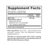 NusaPure Wild Yam Root 30:1 Extract, 100 mg 200 Vegan Capsules - Women’s Health & Hormonal Balance - Non-GMO, Vegan