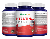 NusaPure Intestinal Support for Humans (Non-GMO), Wormwood, Garlic, Black Walnut Hull, 60 Capsules