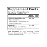 NusaPure Artichoke 20:1 Extract, 600 mg 200 Veggie caps (Non-GMO, Gluten Free)