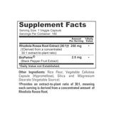 NusaPure Rhodiola Rosea 250mg 180 Veggie Capsules (Non-GMO, Extract 30:1, Vegan & Gluten-Free) Bioperine