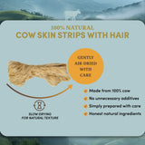 Beef Skin Strips with Hair - Dog Treats