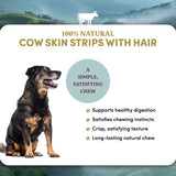 Beef Skin Strips with Hair - Dog Treats