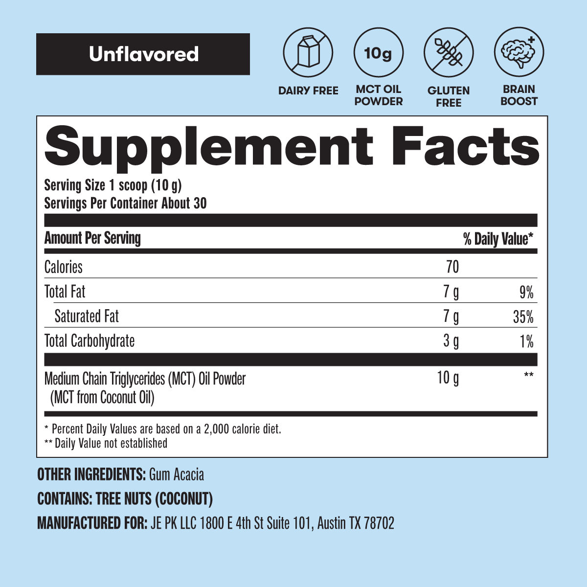 Perfect Keto MCT Oil Powder