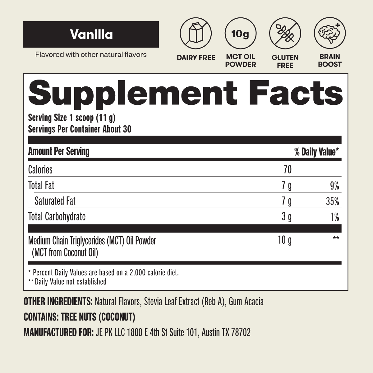 Perfect Keto MCT Oil Powder
