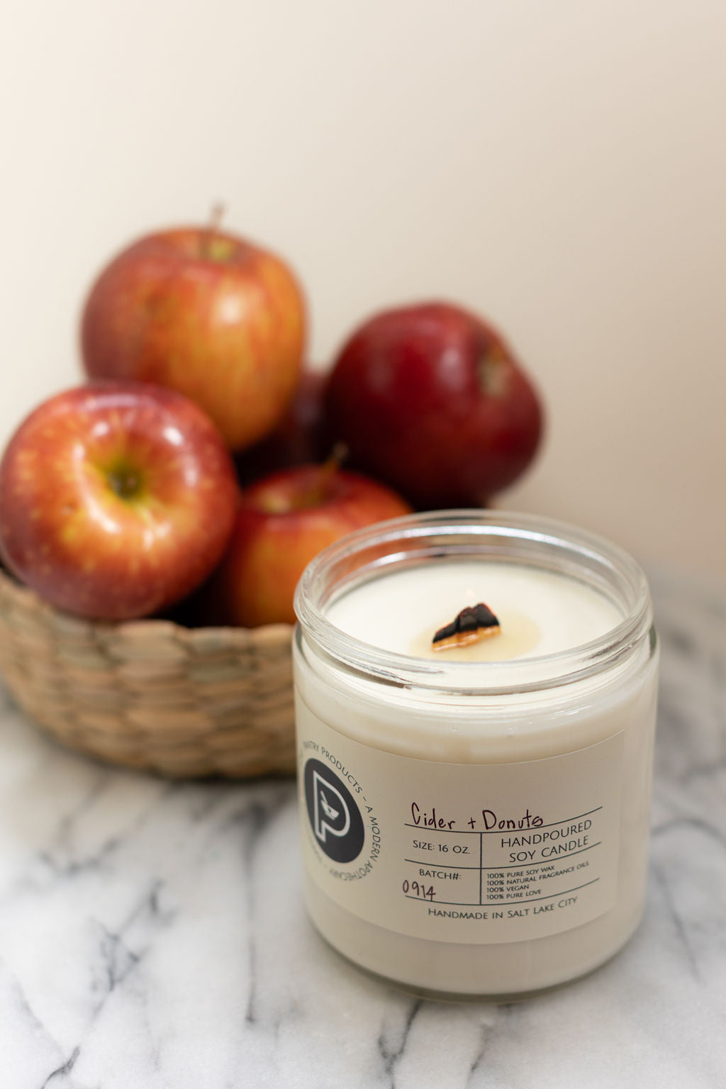 Pantry Products Gather + Glow Fall Candle Collection: Cafe-Inspired Hand-Poured Soy Wax Candles - Phthlate-free, Clean Burning