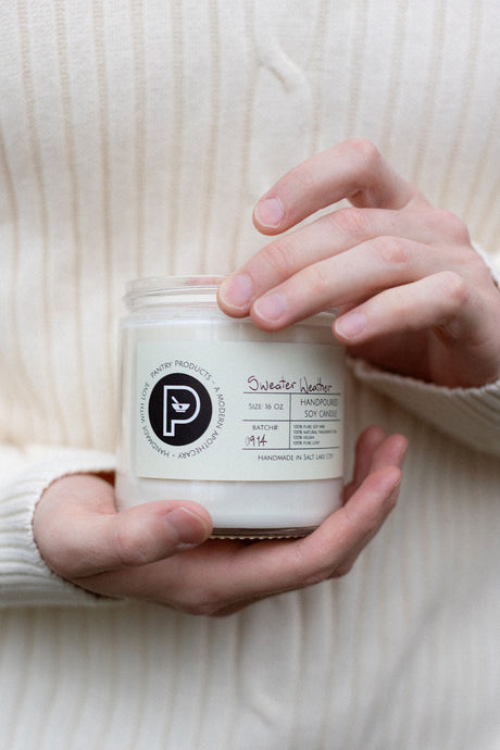 Pantry Products Slow Season Fall Candle Collection: Hand-Poured Soy Wax Candles - Phthlate-free, Clean Burning