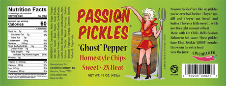PASSION PICKLES® "GHOST" PEPPER HOMESTYLE CHIPS