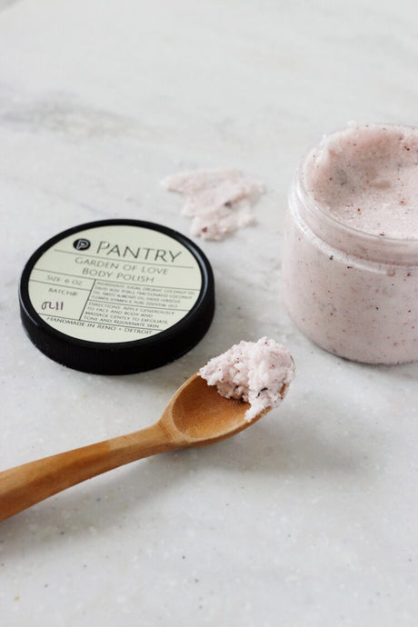 Pantry Products Garden of Love Body Polish - Exfoliating Sugar Scrub
