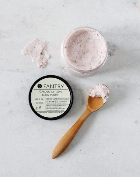 Pantry Products Garden of Love Body Polish - Exfoliating Sugar Scrub