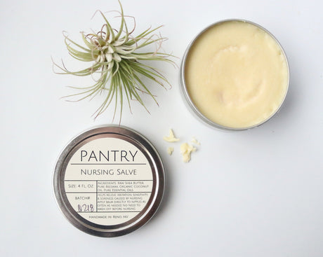 Pantry Products Nursing Salve : Natural Nipple Balm for Nursing Moms, 4 oz.