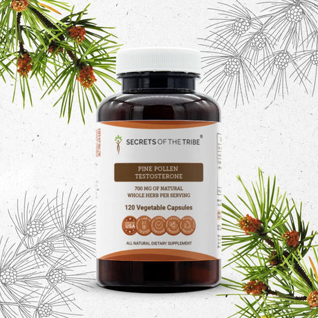 Secrets of the Tribe Pine Pollen Testosterone Capsules