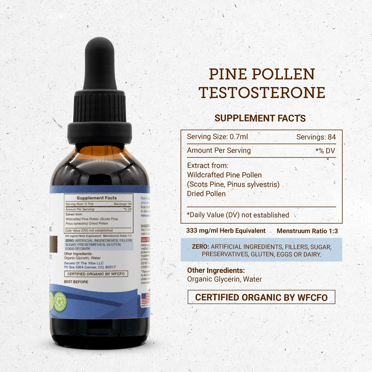 Pine Pollen Testosterone Tincture