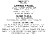 Freeze-Dried Pollock Sprinkles