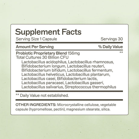 Probiotic Capsules 30 Billion