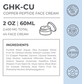 Advanced GHK-Cu Copper Peptide Face Cream 2400mg