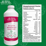 Fulvic Acid Minerals Complex –Natural Raspberry Flavor, 32 Servings