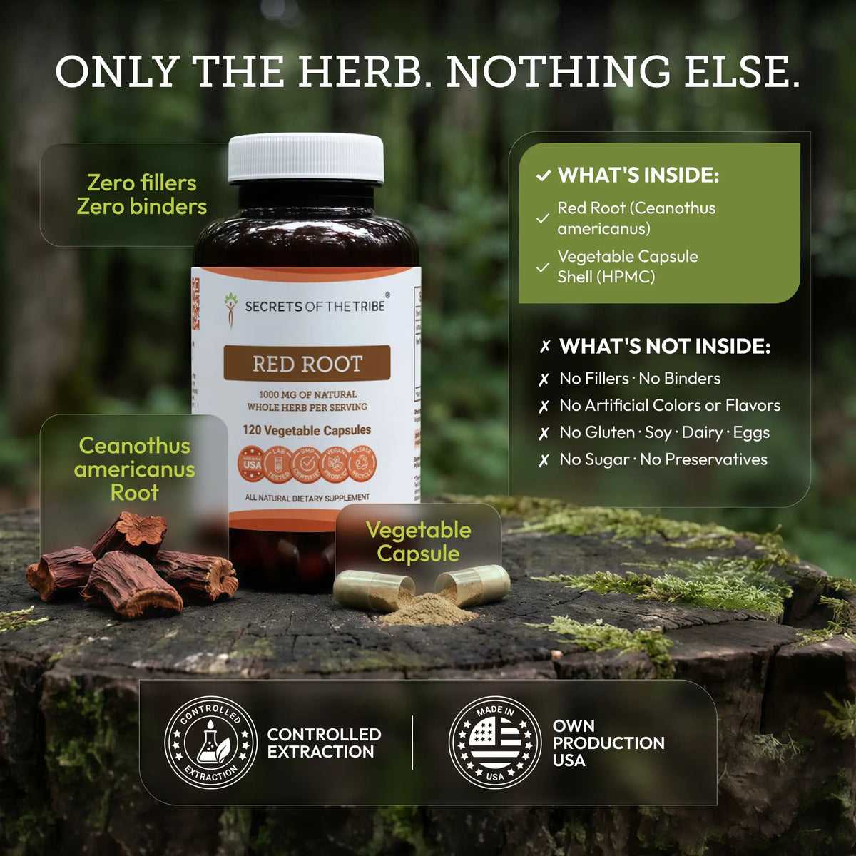 Secrets of the Tribe Red Root Capsules
