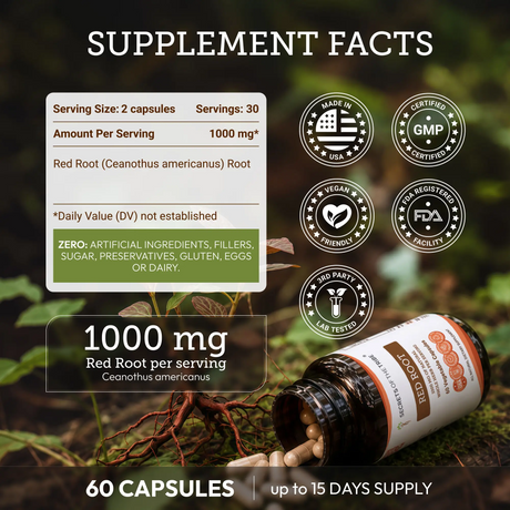 Red Root Capsules