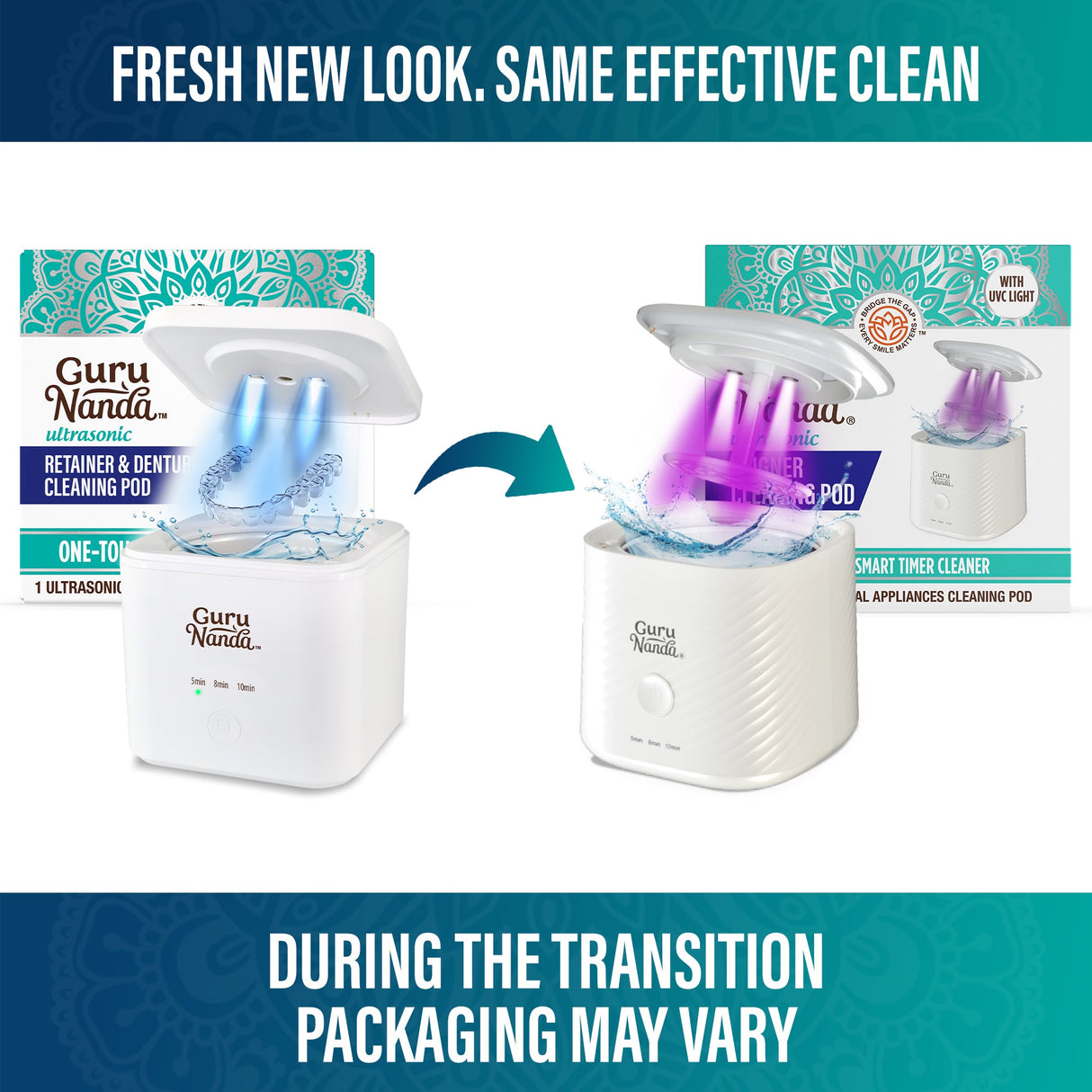Retainer & Denture Cleaning Pod