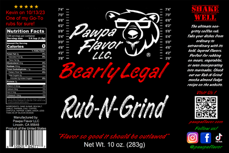 Bearly Legal Rub-N-Grind