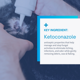 SensoVet Medicated Ear Flush for Dogs & Cats - 12oz