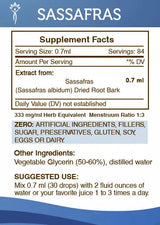 Secrets of the Tribe Sassafras Tincture