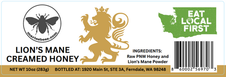 Lion's Mane Creamed Honey