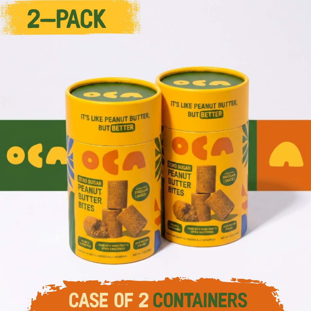 Sugar-Free Peanut Butter Bites — 30g protein per container, 4 ingredients