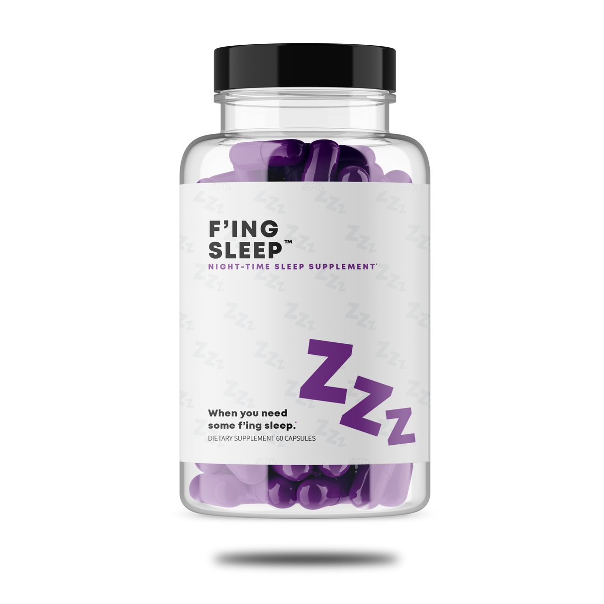 F'ing Sleep Night-Time Sleep Aid Supplement - Best Natural Sleep Aid