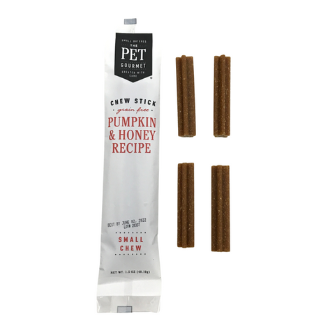 Pumpkin & Honey Gourmet Chew Sticks for Dogs