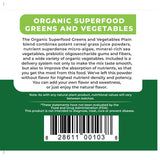 Advanced Superfood, Greens and Vegetable (Plain)