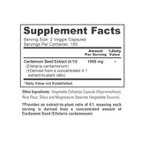 NusaPure Cardamom 4:1 Extract, 1000 mg 200 Vegetarian Capsules (Non-GMO, Vegan)