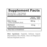 NusaPure Bitter Orange - Suitable for Vegetarian/Vegan, Non - GMO - 500mg 200 Capsules