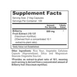 NusaPure Bilberry Extract 500mg 200 Vegetarian caps (Non-GMO, Vegan)