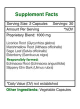 Secrets of the Tribe Throat Soothe Capsules - Sore Throat Formula