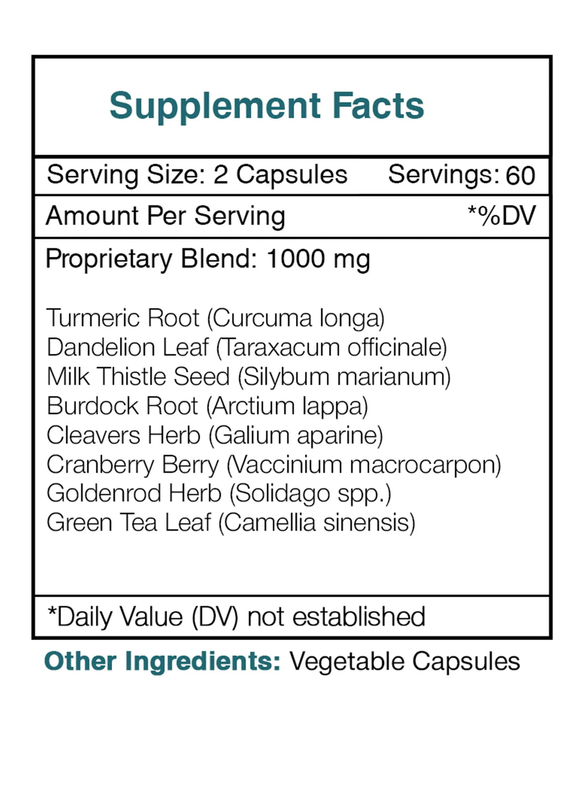 Tribal Detox Capsules - Cleansing Action Formula
