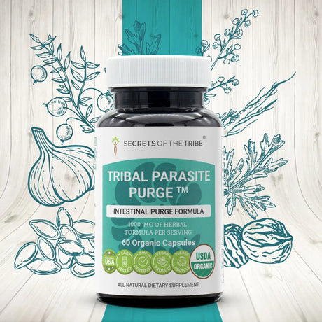 Secrets of the Tribe Tribal Parasite Purge Capsules - Intestinal Purge Formula