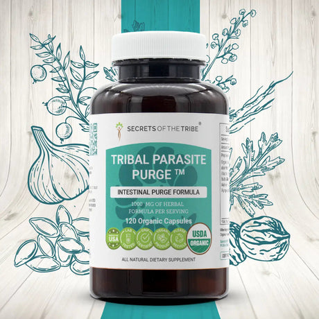 Secrets of the Tribe Tribal Parasite Purge Capsules - Intestinal Purge Formula
