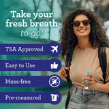 Cocomint Oil Pulling Travel Sachets with Natural Essential Oils & Vitamins