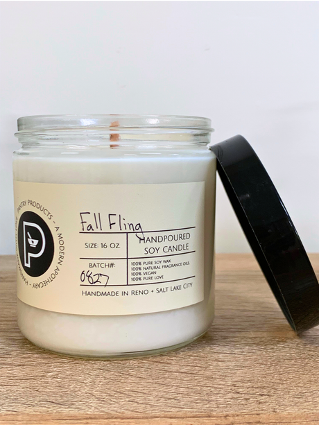 Pantry Products Slow Season Fall Candle Collection: Hand-Poured Soy Wax Candles - Phthlate-free, Clean Burning
