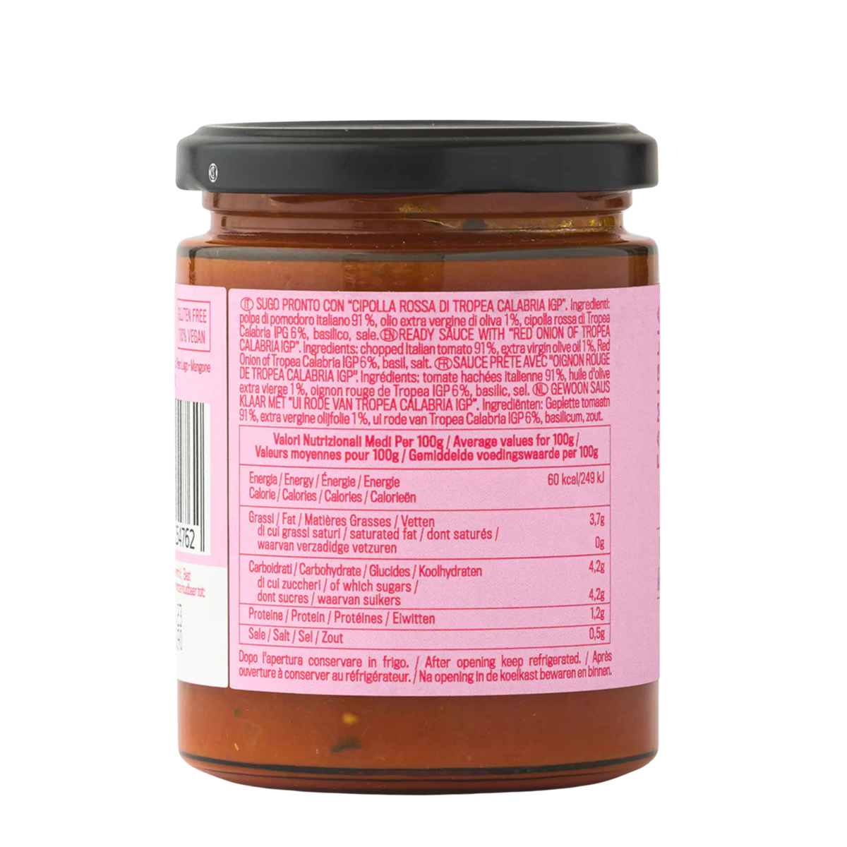 Famiglia Crispino Tropea Red Onion Pasta Sauce — IGP Certified Italian