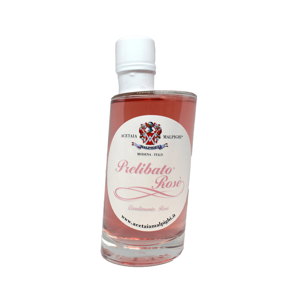 Acetaia Malpighi Prelibato Rosé Balsamic Vinegar — Pink Italian Condimento, Delicate & Fruity