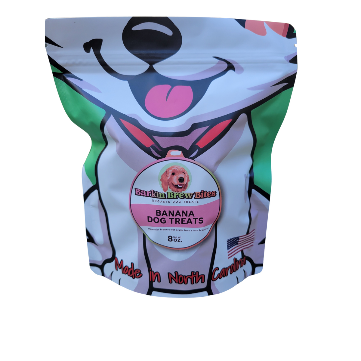 Banana Dog Treats for Sensitive Stomachs - 8 oz Bag