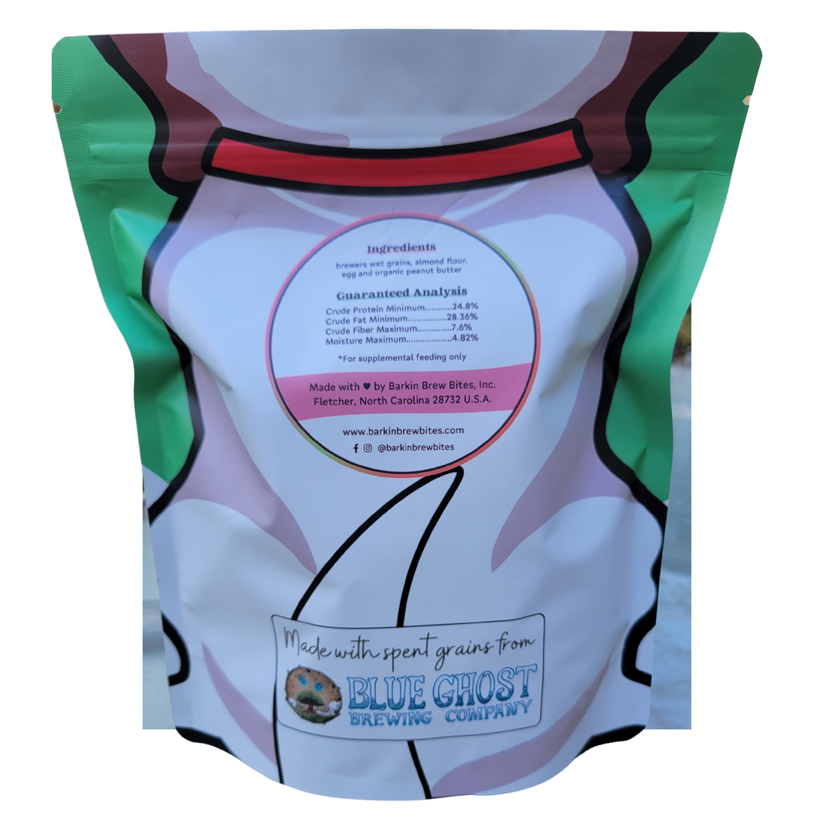 Peanut Butter Dog Treats for Sensitive Stomachs - 8 oz Bag