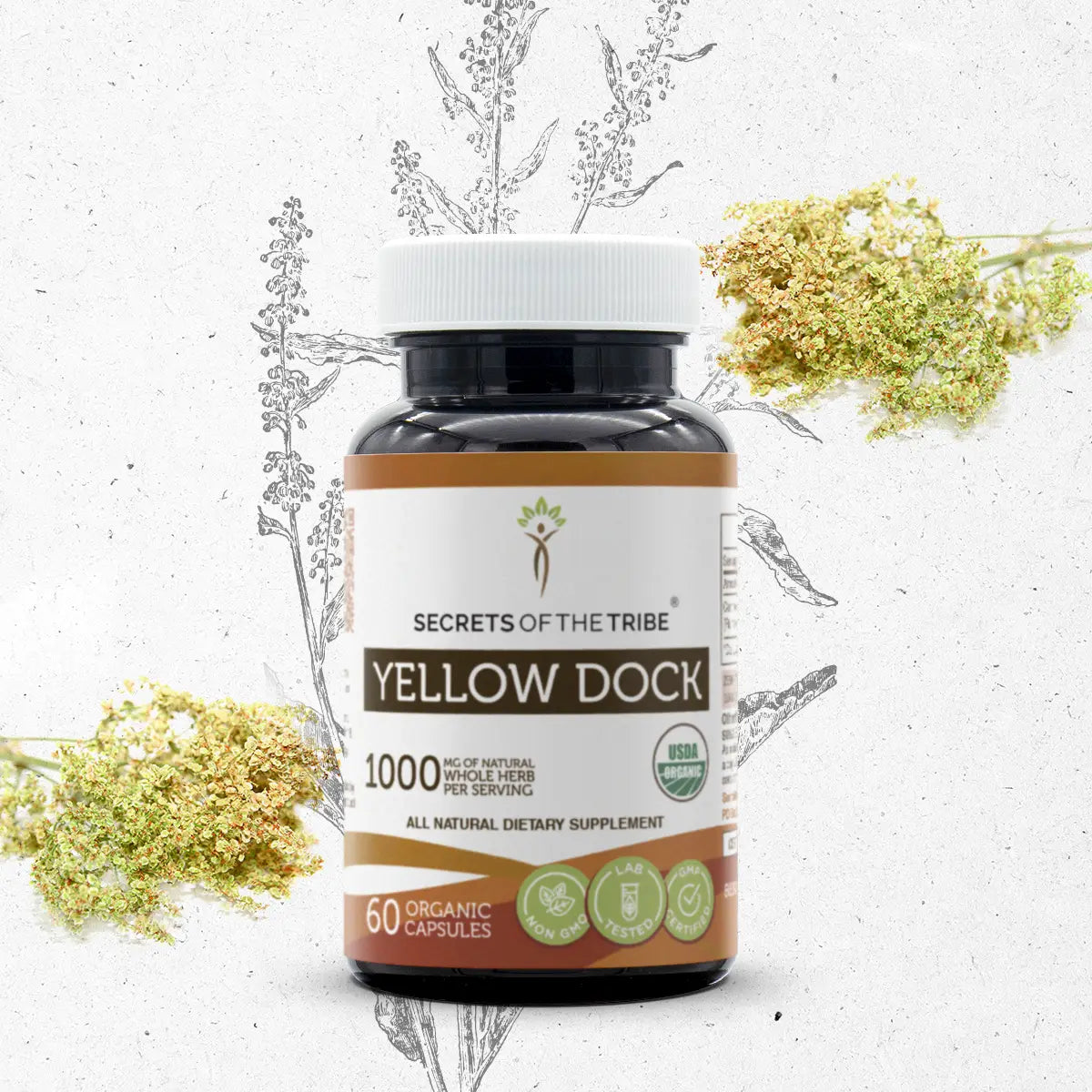 Secrets of the Tribe Yellow Dock Capsules