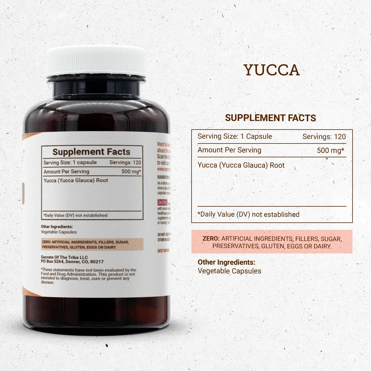 Secrets of the Tribe Yucca Capsules