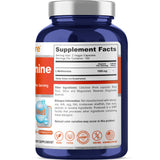 NusaPure L Methionine 1200mg | 200 Capsules | Non-GMO | Vegan Supplement